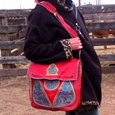Dartsedo Red Leather Bag